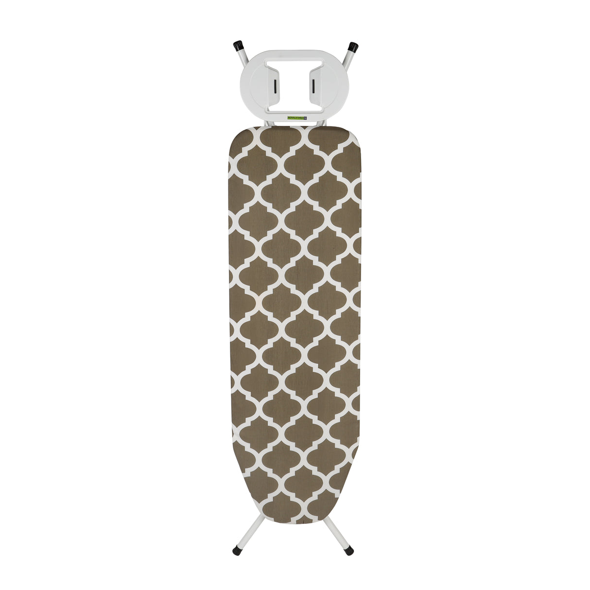 Royalford Angelo Ironing Board RF10090 | Adjustable Height Heavy Duty Ironing Board | 100% Cotton Cover | 8mm Foam Padding | Foldable Steel Frame | Perfect for Home Use