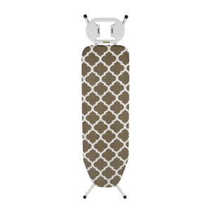 Royalford Angelo Ironing Board RF10090 | Adjustable Height Heavy Duty Ironing Board | 100% Cotton Cover | 8mm Foam Padding | Foldable Steel Frame | Perfect for Home Use