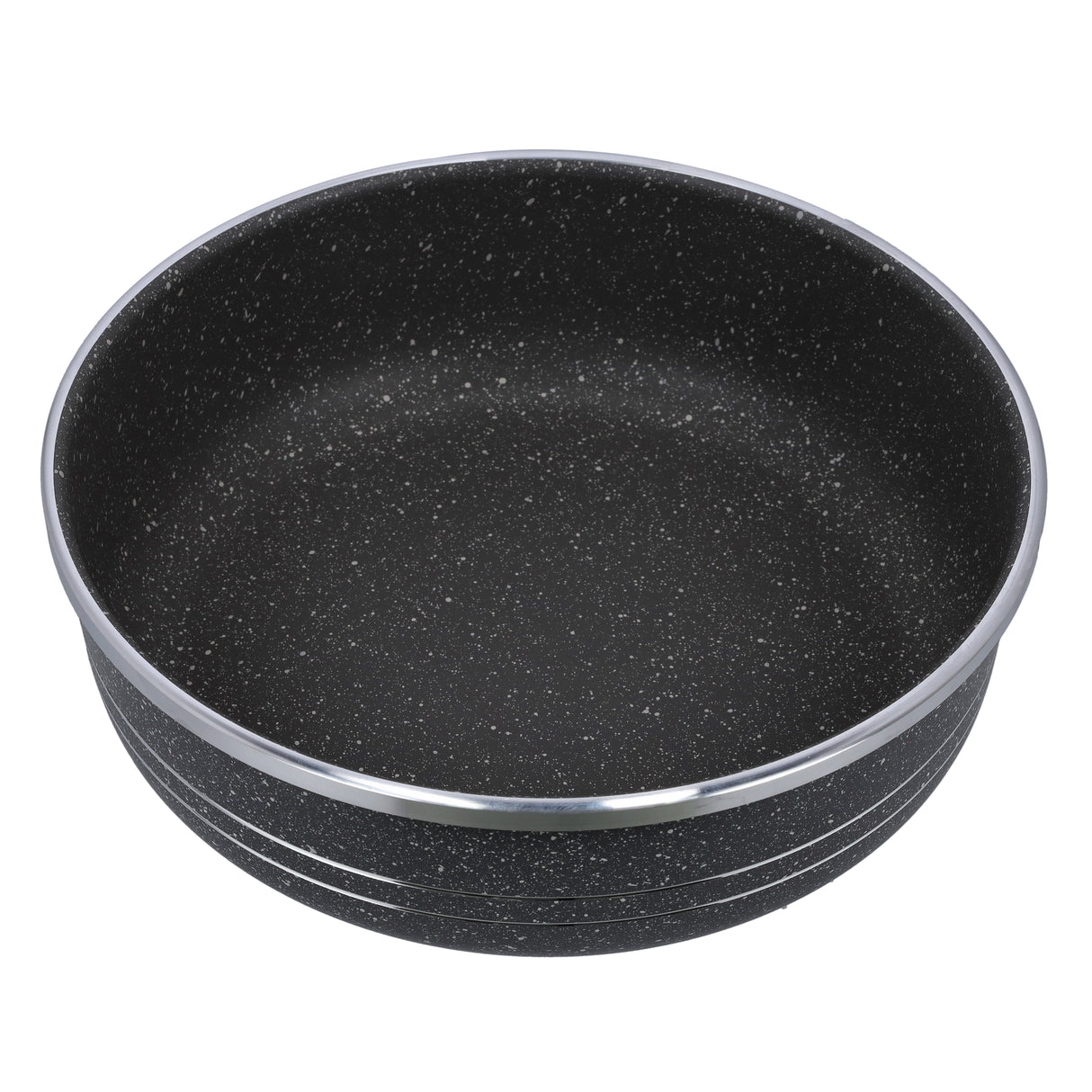 Royalford RF10095 28cm Rolling Edge Round Baking Pan | Forged Aluminium Granite Non-Stick Bakeware | 5-layer construction  | Reinforced 5.0mm rolling edge | Lightweight