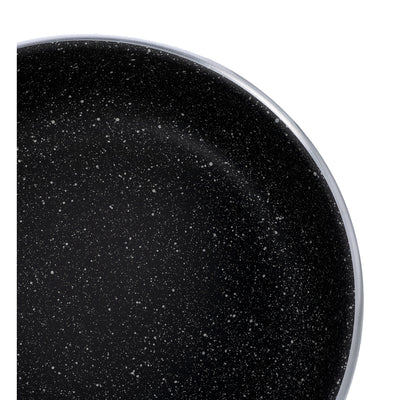 Royalford RF10095 28cm Rolling Edge Round Baking Pan | Forged Aluminium Granite Non-Stick Bakeware | 5-layer construction  | Reinforced 5.0mm rolling edge | Lightweight