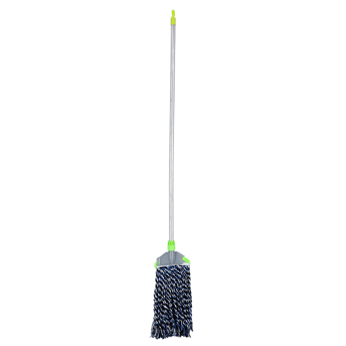 Royalford RF10100 Multi Colour Cotton Mop| PVC Coated Wooden Handle Super Absorbent Floor Cleaning Mop for Tiles, Marble, Wood & All Surface| Perfect For Daily Cleaning