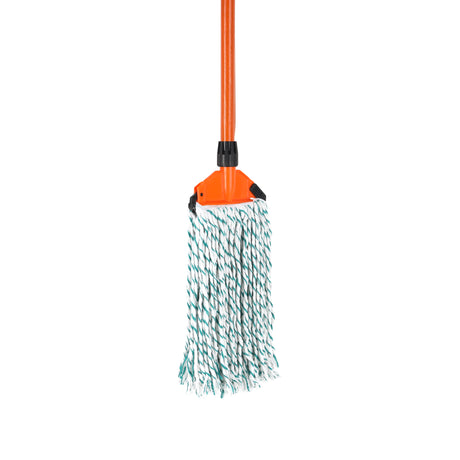 RoyalFord RF10101 Cotton Mop with Long Handle | Durable Absorbent Floor Cleaning Mop for Home & Office |  Reusable Multi-Surface Cleaner | long-lasting performance