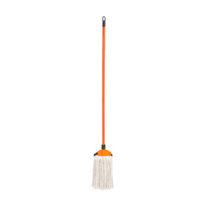 Royalford RF10102 Microfibre Floor Mop | PVC Coated Wooden Handle Super Absorbent Cleaning Mop for Tiles, Marble, Wood & Stone Floors | Easy Cleaning & Fast Drying