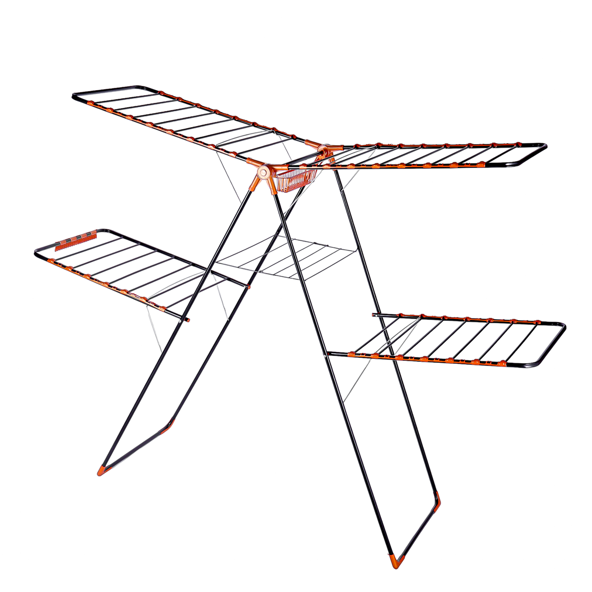 Royalford RF10121 EXI 5 Layer Jumbo Cloth Dryer | Heavy-Duty Foldable Multi-Level Clothes Drying Rack |  Rust-Proof | Steel Frame| Space Saving Design for Home use