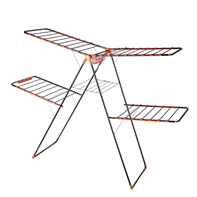 Royalford RF10121 EXI 5 Layer Jumbo Cloth Dryer | Heavy-Duty Foldable Multi-Level Clothes Drying Rack |  Rust-Proof | Steel Frame| Space Saving Design for Home use