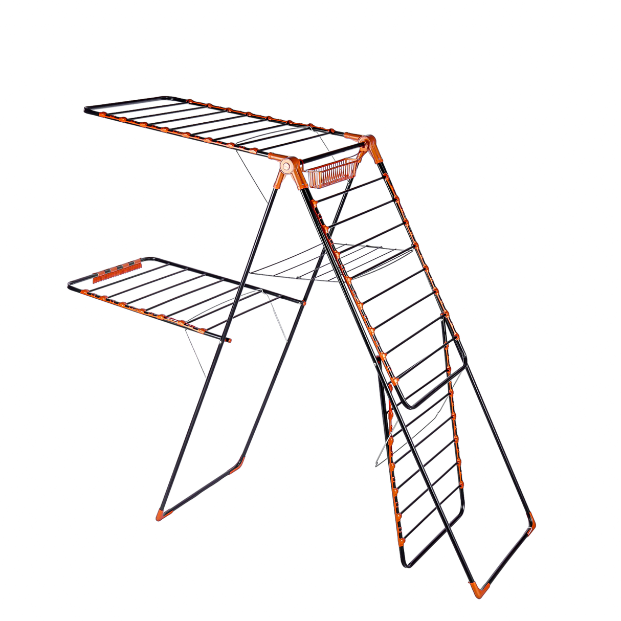 Royalford RF10121 EXI 5 Layer Jumbo Cloth Dryer | Heavy-Duty Foldable Multi-Level Clothes Drying Rack |  Rust-Proof | Steel Frame| Space Saving Design for Home use