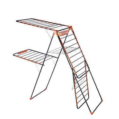 Royalford RF10121 EXI 5 Layer Jumbo Cloth Dryer | Heavy-Duty Foldable Multi-Level Clothes Drying Rack |  Rust-Proof | Steel Frame| Space Saving Design for Home use