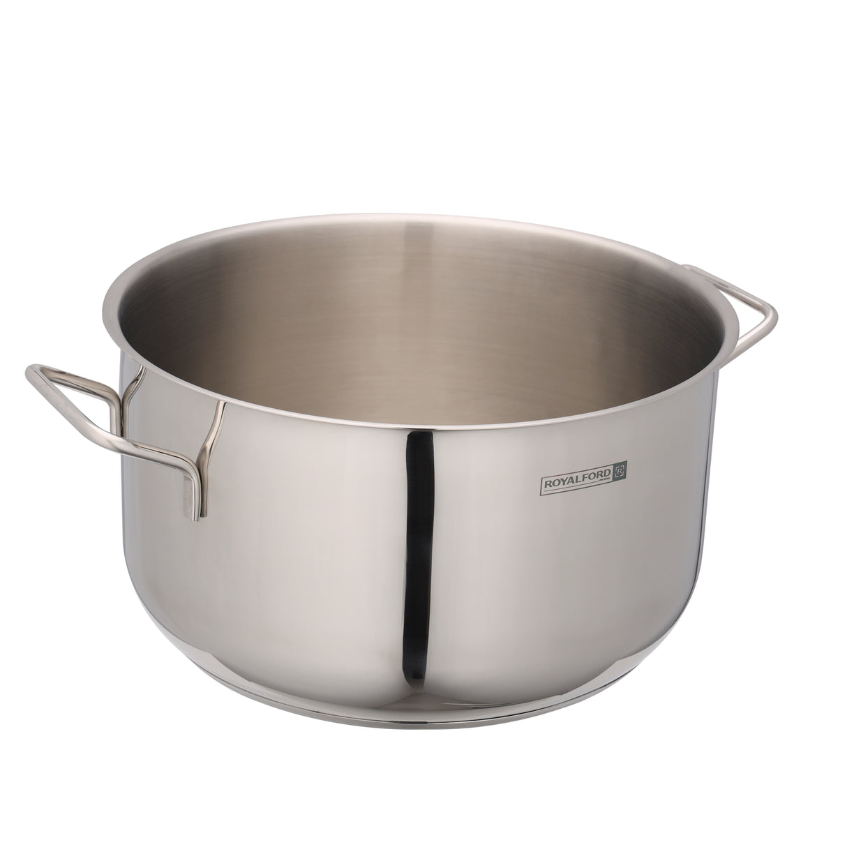 Royalford RF10127 30cm Stainless Steel Casserole with Lid |3-Layer Induction Cookware| Fast & Even Heat Distribution  |Premium Food-Grade Stainless Steel | Durable Design