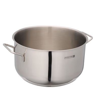 Royalford RF10127 30cm Stainless Steel Casserole with Lid |3-Layer Induction Cookware| Fast & Even Heat Distribution  |Premium Food-Grade Stainless Steel | Durable Design