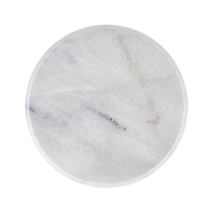 Royalford RF10139 Marble Chapati Table 10 Inch | 100% Natural Stone Roti Rolling Board | 3cm Thick Heavy Base | Polished Surface | Ideal for Chapati, Roti & Paratha