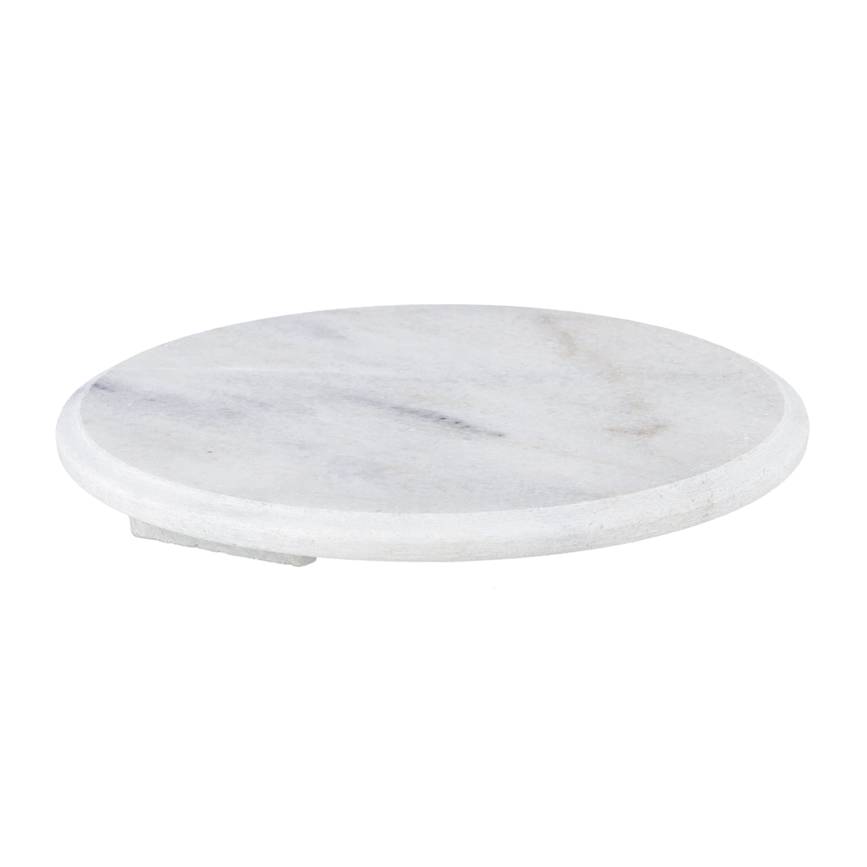 Royalford RF10139 Marble Chapati Table 10 Inch | 100% Natural Stone Roti Rolling Board | 3cm Thick Heavy Base | Polished Surface | Ideal for Chapati, Roti & Paratha