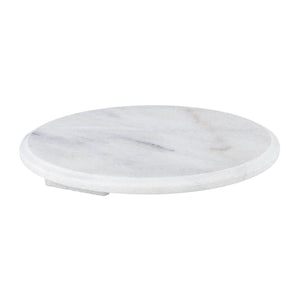 Royalford RF10139 Marble Chapati Table 10 Inch | 100% Natural Stone Roti Rolling Board | 3cm Thick Heavy Base | Polished Surface | Ideal for Chapati, Roti & Paratha