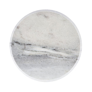 Royalford RF10140 Marble Chapati Table | 100% Natural White Marble Rolling Board for Roti, Chapati & Paratha | Heavy Duty Round Chapati Table | Heavy & Stable Base
