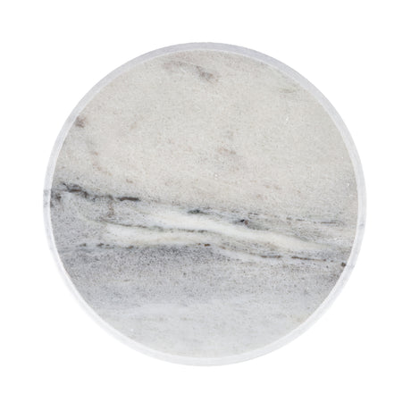 Royalford RF10140 Marble Chapati Table | 100% Natural White Marble Rolling Board for Roti, Chapati & Paratha | Heavy Duty Round Chapati Table | Heavy & Stable Base