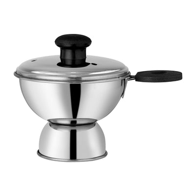 Royalford RF10141 Chiratta Puttu Maker Stainless Steel | Pressure Cooker Compatible Steamer with Heat-Resistant Bakelite Handle & Knob | Food-Grade Hygienic Design