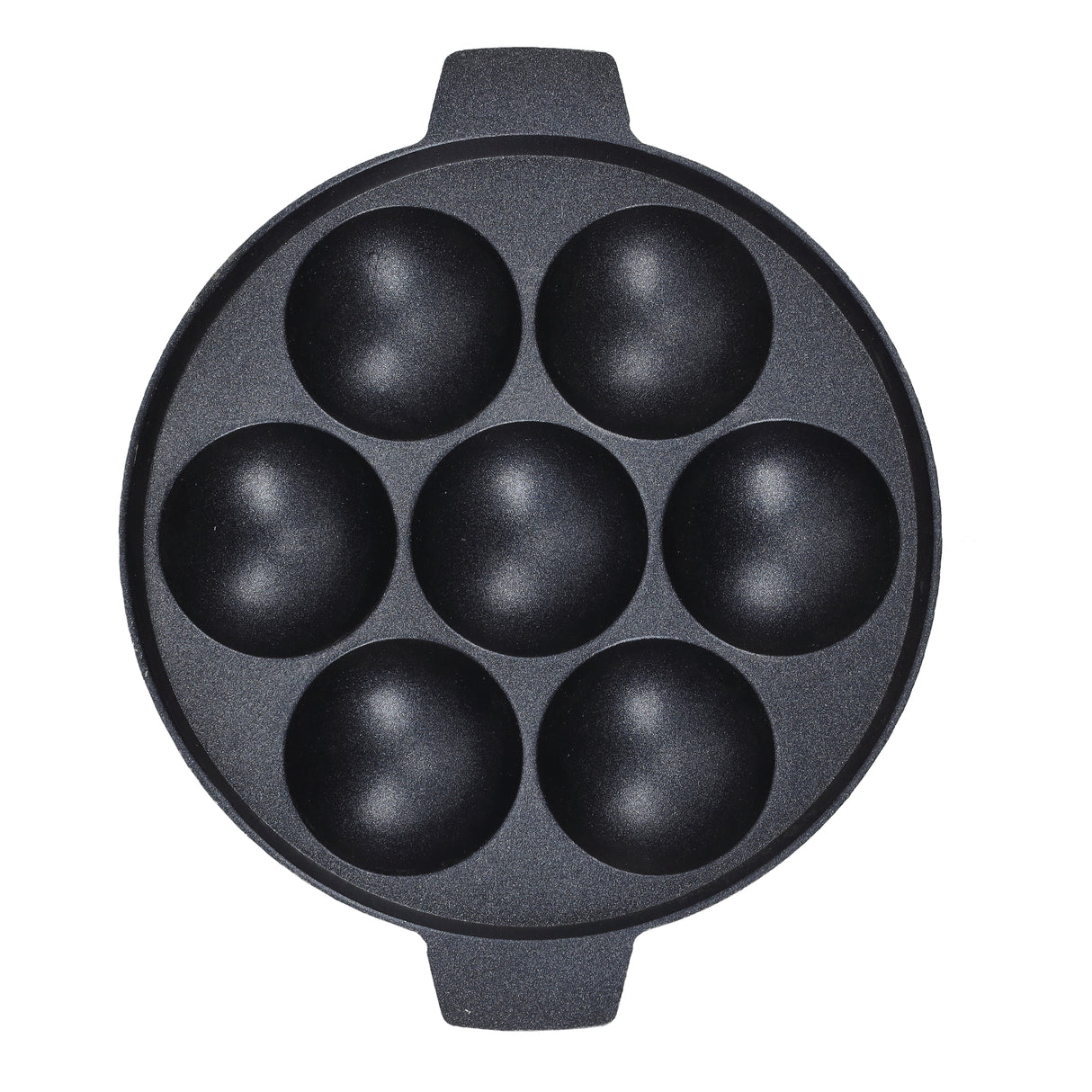 Royalford RF10142 7 Pits Unniyappam Maker | Non-Stick Aluminium Pan |Premium 3 Layer Durable Coating Paniyaram & Kuzhi Appam Pan | Even Heat Distribution & Easy to Clean