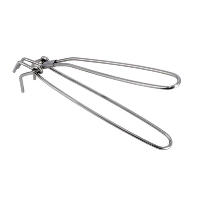 Royalford RF10143 Doctor Pakkad Stainless Steel Tongs| durable & rust-resistant kitchen tool with strong grip| ideal for cooking & handling hot utensils safely|