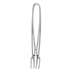 Royalford RF10144 Doctor Pakkad stainless steel kitchen tongs| strong grip and heat-resistant | Durable, ideal for safely handling hot cookware, for daily uses|