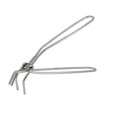 Royalford RF10144 Doctor Pakkad stainless steel kitchen tongs| strong grip and heat-resistant | Durable, ideal for safely handling hot cookware, for daily uses|