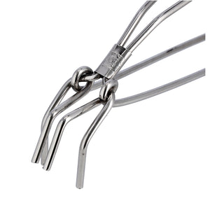 Royalford RF10144 Doctor Pakkad stainless steel kitchen tongs| strong grip and heat-resistant | Durable, ideal for safely handling hot cookware, for daily uses|