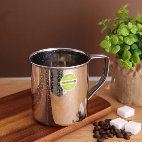 Royalford RF10146 Rainbow Mug| premium stainless steel is durable and rust-resistant| lightweight, available in 9cm, 10cm, 11cm, and 12cm sizes for everyday use|