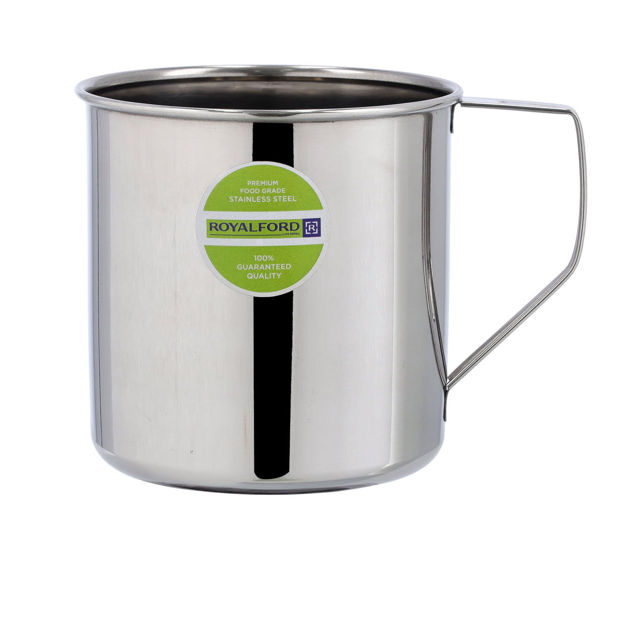 Royalford RF10146 Rainbow Mug| premium stainless steel is durable and rust-resistant| lightweight, available in 9cm, 10cm, 11cm, and 12cm sizes for everyday use|