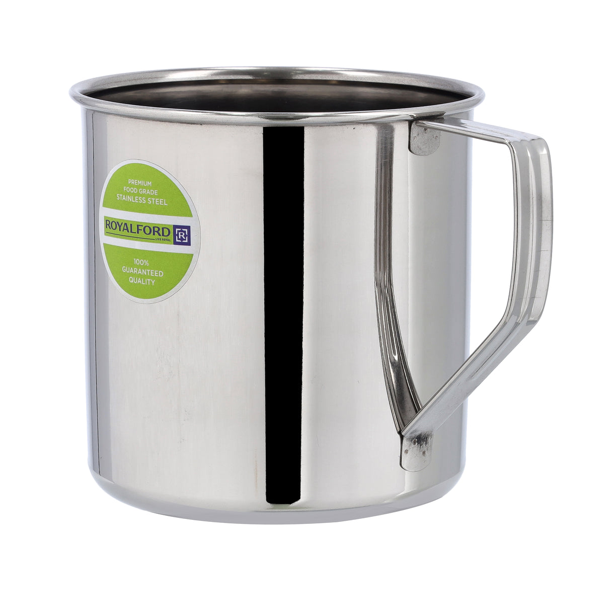 Royalford RF10147 Stainless Steel Rainbow Mug | 11CM Heavy Duty Drinking Mug | Strong Handle| Food Grade Rust Resistant Steel Cup for Tea, Coffee, Milk & Water