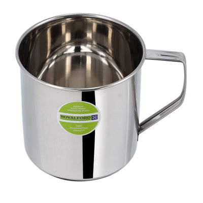 Royalford RF10147 Stainless Steel Rainbow Mug | 11CM Heavy Duty Drinking Mug | Strong Handle| Food Grade Rust Resistant Steel Cup for Tea, Coffee, Milk & Water