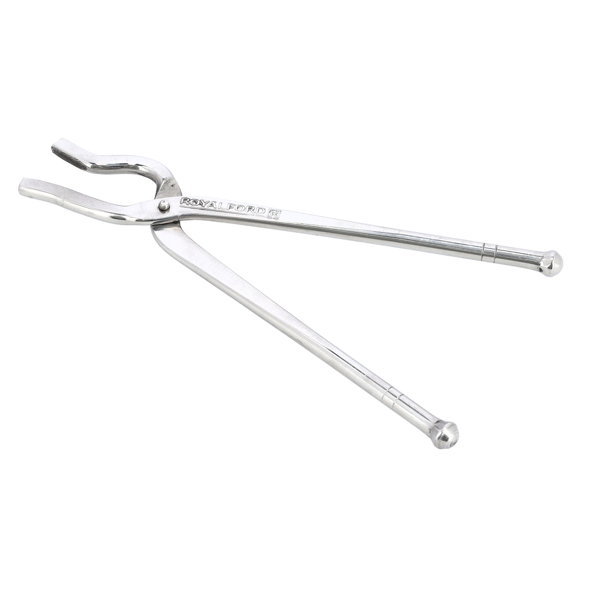 Royalford RF10155 Stainless Steel Single Pakkad | 26.5cm Heavy Duty Kitchen Tong | Heat Resistant Pot Holder Tong for Safely Lifting Hot Pots, Pans, Tawa & Cookware