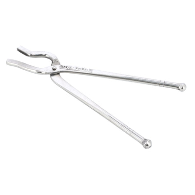 Royalford RF10155 Stainless Steel Single Pakkad | 26.5cm Heavy Duty Kitchen Tong | Heat Resistant Pot Holder Tong for Safely Lifting Hot Pots, Pans, Tawa & Cookware