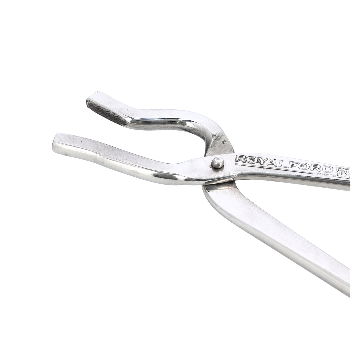 Royalford RF10155 Stainless Steel Single Pakkad | 26.5cm Heavy Duty Kitchen Tong | Heat Resistant Pot Holder Tong for Safely Lifting Hot Pots, Pans, Tawa & Cookware