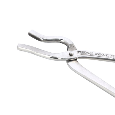 Royalford RF10155 Stainless Steel Single Pakkad | 26.5cm Heavy Duty Kitchen Tong | Heat Resistant Pot Holder Tong for Safely Lifting Hot Pots, Pans, Tawa & Cookware