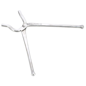 Royalford RF10155 Stainless Steel Single Pakkad | 26.5cm Heavy Duty Kitchen Tong | Heat Resistant Pot Holder Tong for Safely Lifting Hot Pots, Pans, Tawa & Cookware