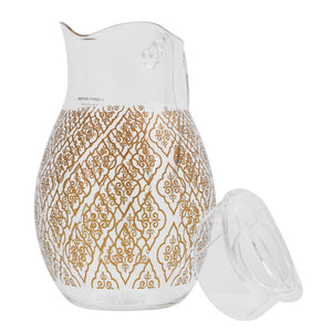 Royalford RF10163 Alyssa Acrylic Water Jug 2.10L | BPA-Free Premium Beverage Pitcher | Comfortable Ergonomic Handle | Precision Pour Spout | Temperature Resistant