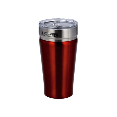 Royalford RF10180 Vacuum Tumbler 520ml | Double Wall SS 304 Insulated Thermal Cup with Leak-Proof Lid| Hot & Cold Drink Travel Mug for Office, Gym, Travel & Outdoor Use