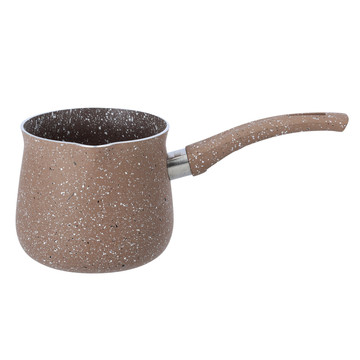 Royalford RF10191 Smart Granite Coffee Warmer 430ML | Forged Aluminium 5 Layer Non-Stick Granite Coated Milk & Coffee Pot | Ergonomic Handle | Multi-Cooktop Compatible