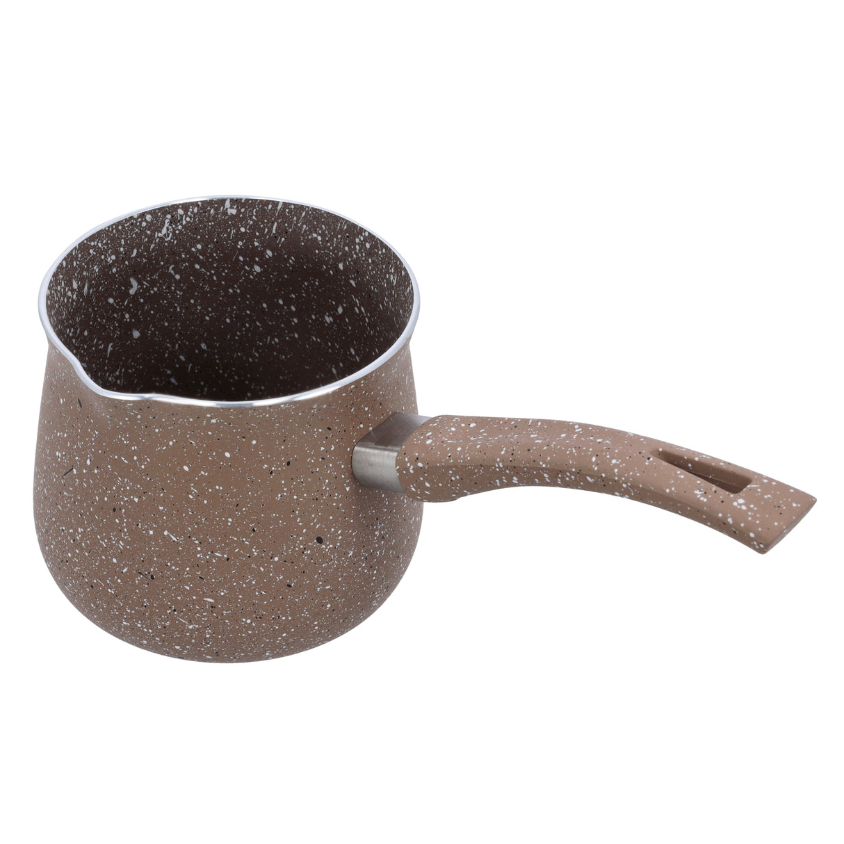 Royalford RF10191 Smart Granite Coffee Warmer 430ML | Forged Aluminium 5 Layer Non-Stick Granite Coated Milk & Coffee Pot | Ergonomic Handle | Multi-Cooktop Compatible