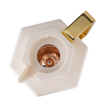 Royalford RF10203 Dalia Double Wall Vacuum Flask 1L |Asbestos-Free Glass Inner| Hot & Cold Insulated Thermal Bottle | PP Body| Leak-Resistant Design for Home & Travel