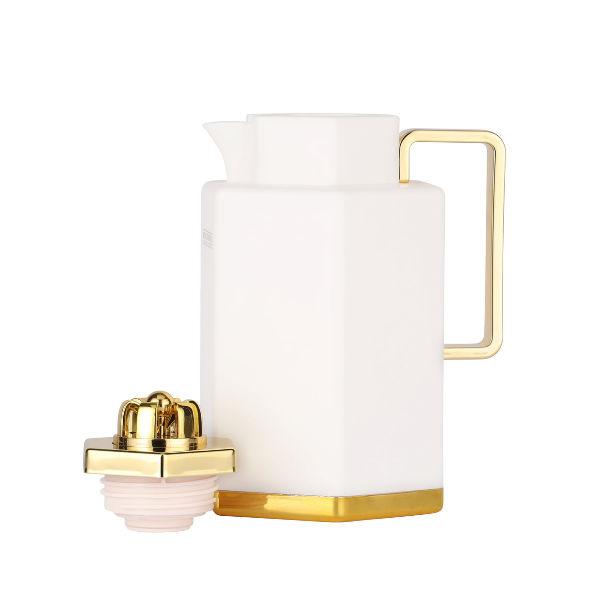 Royalford RF10203 Dalia Double Wall Vacuum Flask 1L |Asbestos-Free Glass Inner| Hot & Cold Insulated Thermal Bottle | PP Body| Leak-Resistant Design for Home & Travel