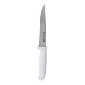 Royalford RF10232 6” boning knife| stainless steel blade, PP handle, sharp, durable & food-grade design| for trimming meat, poultry, and precise kitchen cutting tasks|