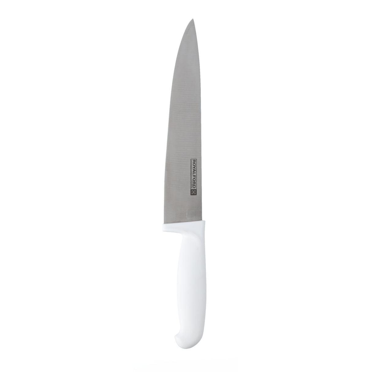 Royalford RF10234 8” Chef Knife| features a premium stainless steel blade with ergonomic PP handle| durable, sharp, and perfect for chopping, slicing, and dicing tasks|