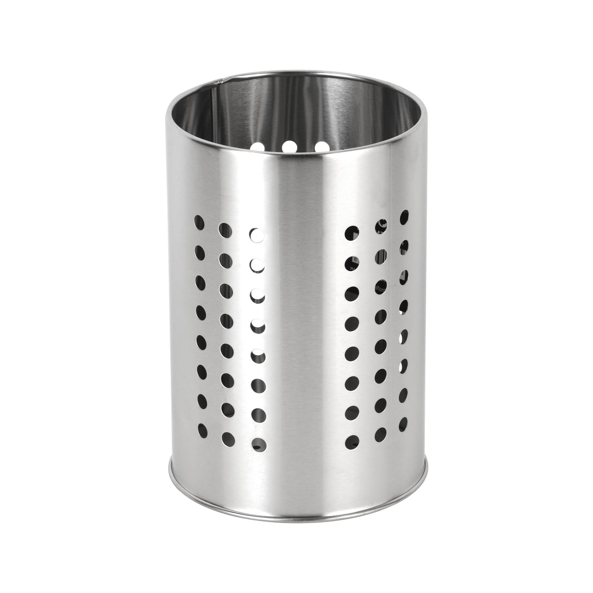 Royalford RF10247 Stainless Steel Cutlery Holder | 18cm Kitchen Utensil Organizer | Ventilated Perforated Design|  Rust Resistant Steel Stand for Spoons, Forks & Knives