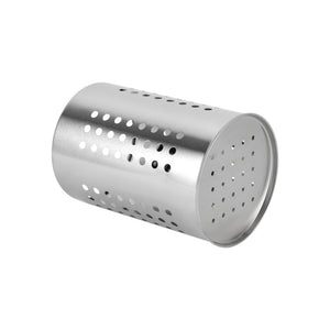 Royalford RF10247 Stainless Steel Cutlery Holder | 18cm Kitchen Utensil Organizer | Ventilated Perforated Design|  Rust Resistant Steel Stand for Spoons, Forks & Knives