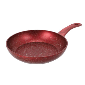 Royalford RF10264 Aluminium Frypan 30cm | 5 Layer Durable Granite Coated Non Stick Frying Pan | Forged Aluminium Body | Strong Bakelite Handle | PTFE &  PFOA Free