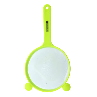 Royalford RF10272 2PCS Strainer Set | 18cm & 15cm Nylon Mesh Kitchen Strainers with PP Handle | Food Grade Durable Sieve | Perfect for Rice, Pasta, Vegetables & Fruits