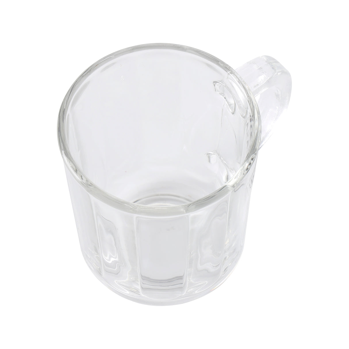 Royalford RF10290 3PCS Glass Mug Set | durable tea & coffee cups with ergonomic handles| transparent glass design, for hot and cold beverages, home, office use|