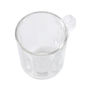 Royalford RF10290 3PCS Glass Mug Set | durable tea & coffee cups with ergonomic handles| transparent glass design, for hot and cold beverages, home, office use|