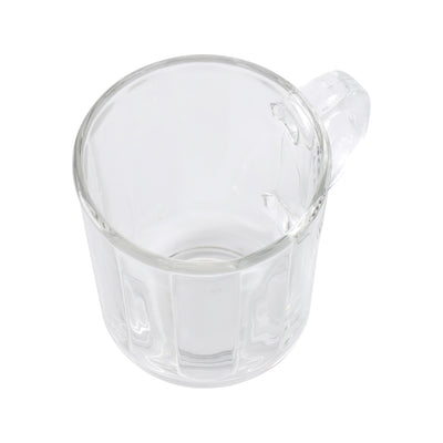 Royalford RF10290 3PCS Glass Mug Set | durable tea & coffee cups with ergonomic handles| transparent glass design, for hot and cold beverages, home, office use|