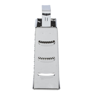 Royalford RF10292 4 Side Stainless Steel Grater 9| ultra-sharp blades & durable food-grade design| grating, slicing, shredding, zesting & dishwasher safe kitchen tool|