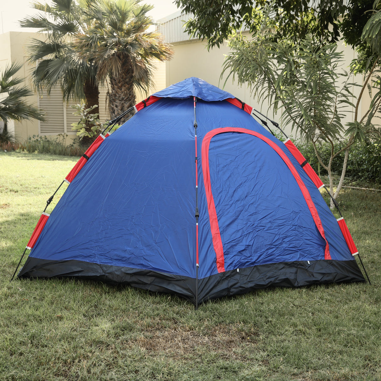 Royalford RF10304 Season Tent | 8 Person Waterproof Camping Tent  | Quick Easy Setup | Durable Outdoor Shelter  | Folds Flat For Easy Storage | Spacious Design